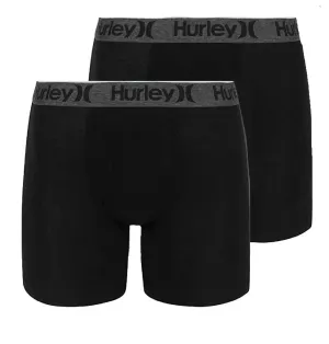 2er-Pack Alltags-Boxershorts in Schwarz
