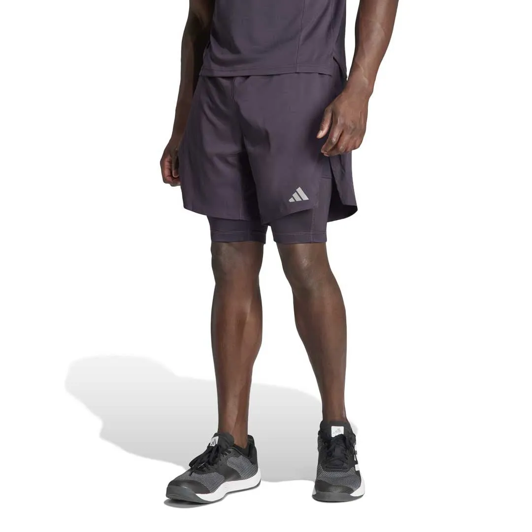 adidas - Herren HIIT Workout HEAT.RDY 2-in-1 Shorts (IL7130 7IN)