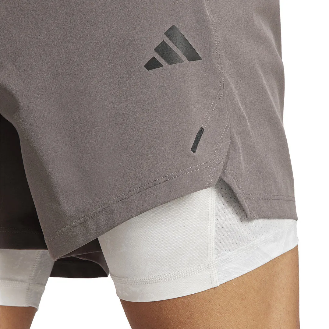 adidas - Herren Power Workout 2-in-1 7-Zoll Shorts (IS3842-7IN)