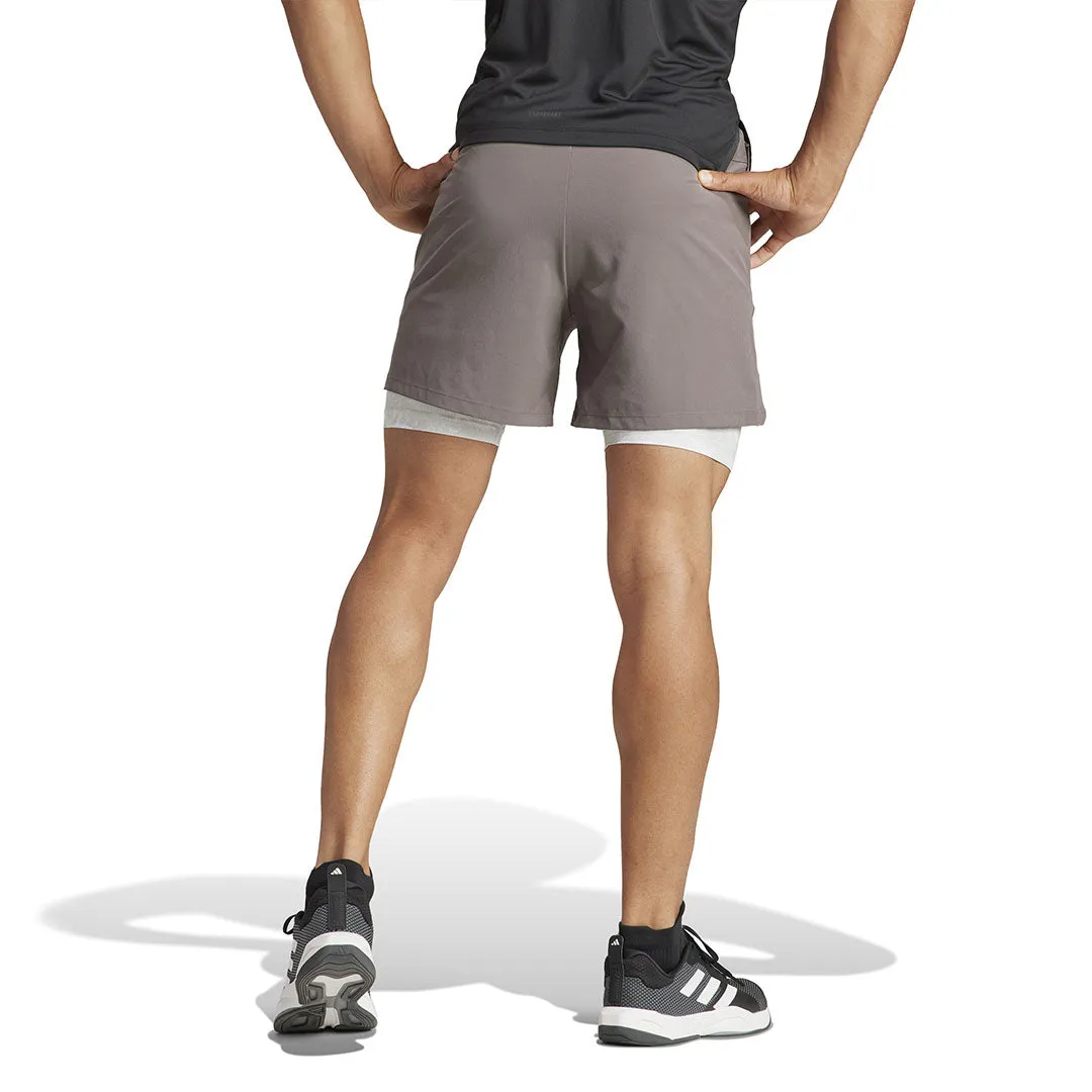 adidas - Herren Power Workout 2-in-1 7-Zoll Shorts (IS3842-7IN)