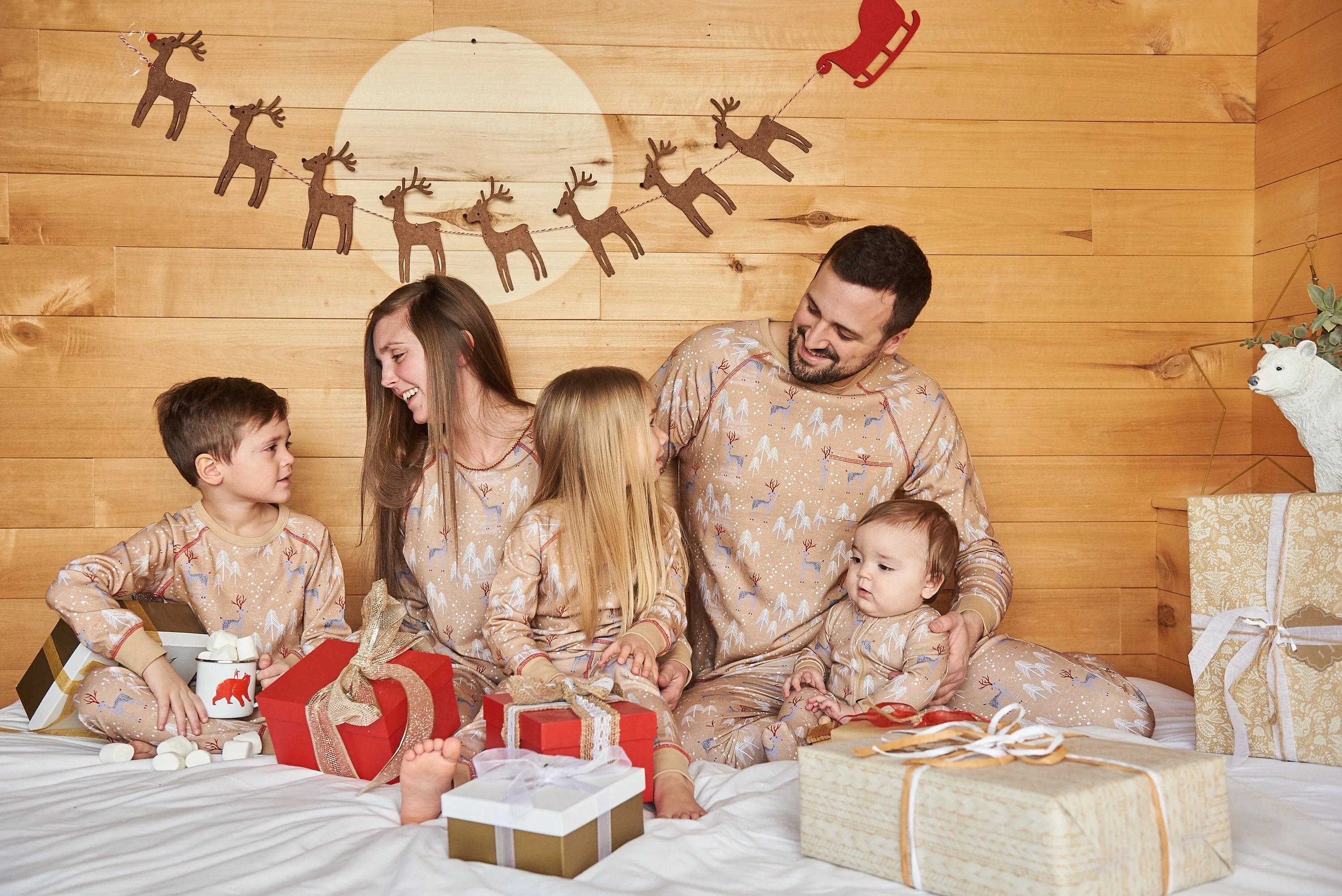 Zweiteiliger Weihnachts-Pyjama-Set für erwachsene Männer