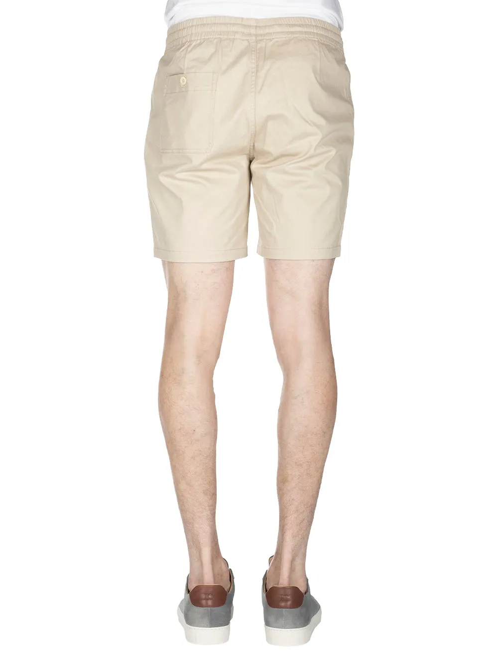 Allister Draw String Logo Shorts Trockener Sand
