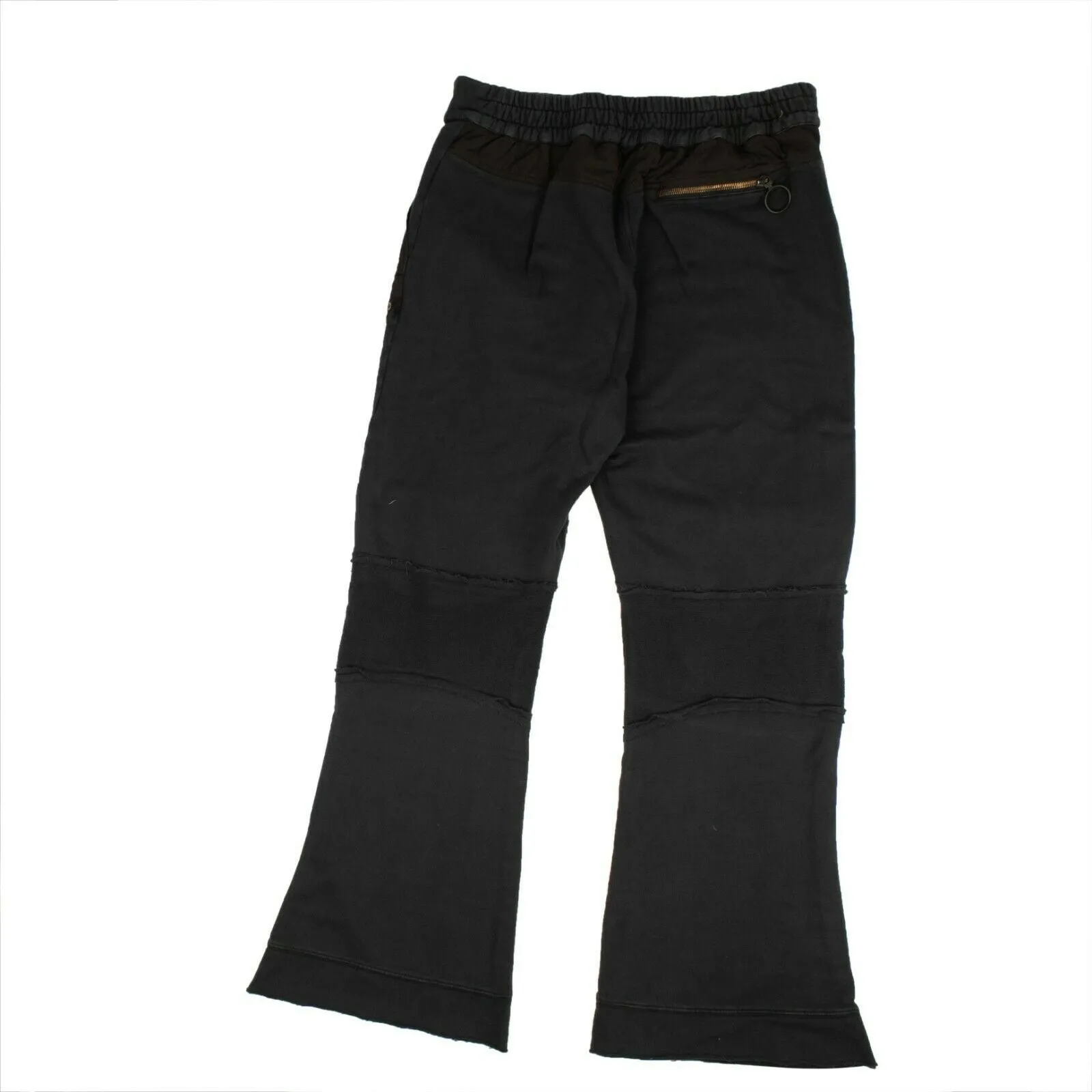 Schwarze Fallschirm-Patch-Jogginghose