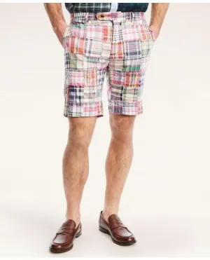 Brooks Brothers Herren Baumwolle Patchwork Madras Shorts Mehrfarbig Brooks Brothers