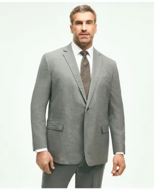 Brooks Brothers Herren Explorer Kollektion Große & Hohe Anzugsjacke Hellgrau Brooks Brothers