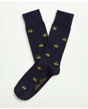 Brooks Brothers Herren Socken mit Logo Navy Brooks Brothers