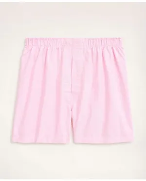 Brooks Brothers Herren Oxford Baumwoll Boxers Pink Brooks Brothers