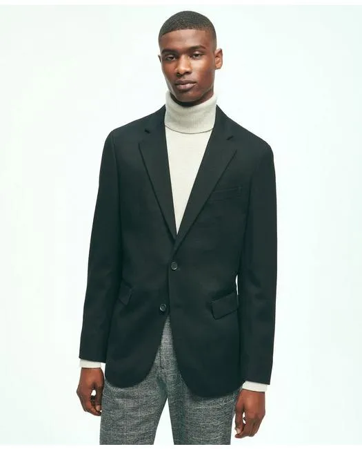 Brooks Brothers Herren Slim Fit Cashmere 1818 Sportmantel Schwarz Brooks Brothers