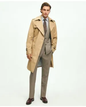 Brooks Brothers Herren Trenchcoat mit Thermore-Füllung aus Supima-Baumwolle Khaki Brooks Brothers