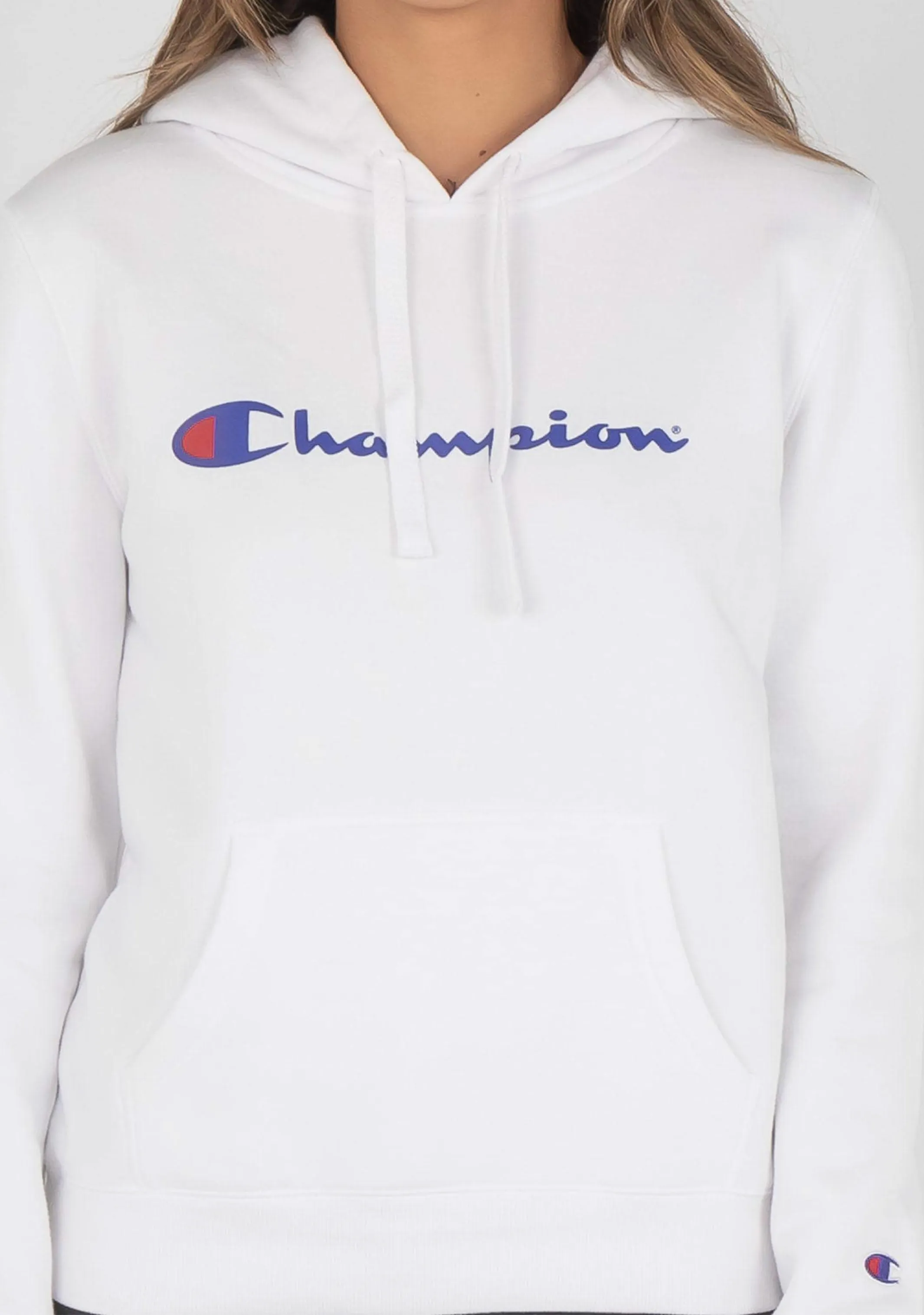 Champion Women’s Script Hoodie Weiß