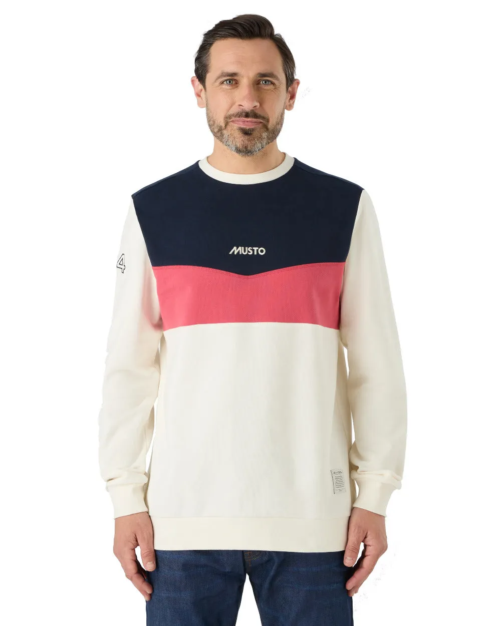 Kleidung Musto Musto Herren 64 Tri-Color Sweatshirt