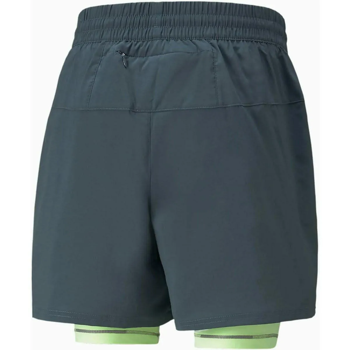 Bekleidung Puma Herren Puma 5 Inch Graphic 2 In 1 Herren Laufshorts - Grau