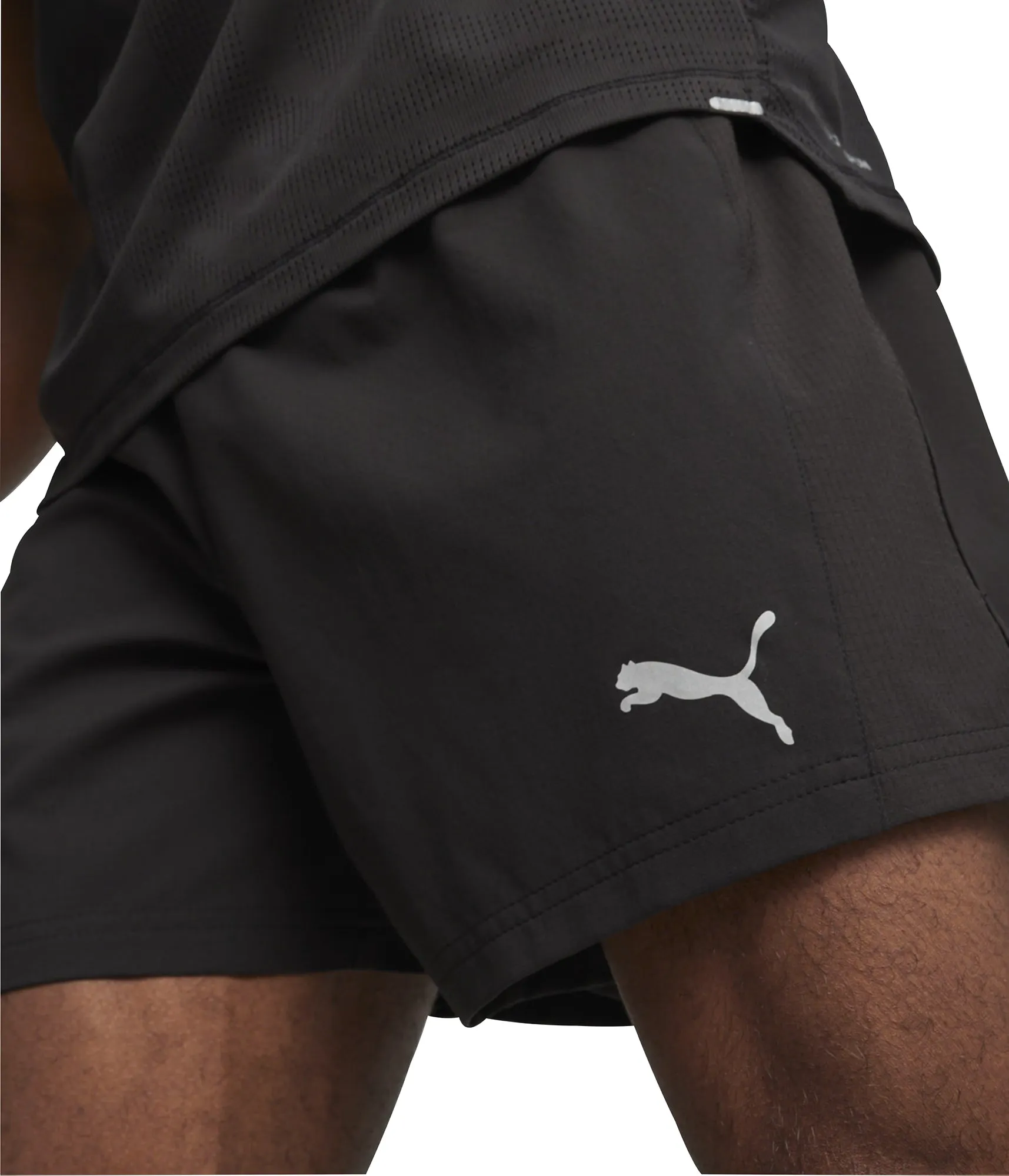 Bekleidung Puma Herren Puma Run Velocity Ultraweave 5 Zoll Herren Laufshorts - Schwarz