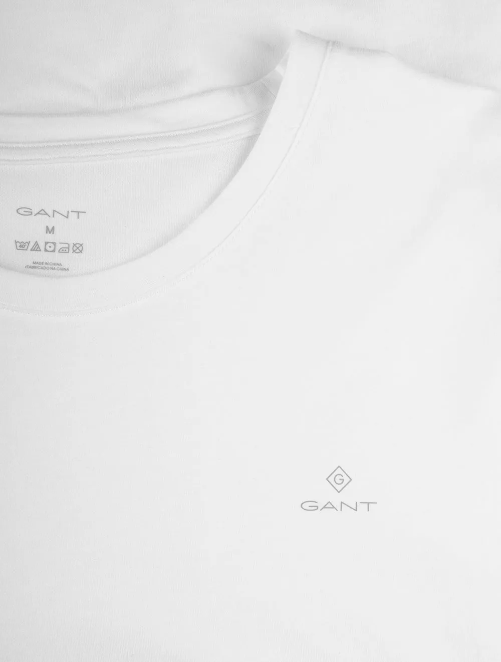 Crewneck T-Shirt 2er-Pack Weiß