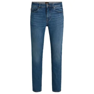 Delaware Slim-Fit-Jeans in blauem Comfort-Stretch-Denim
