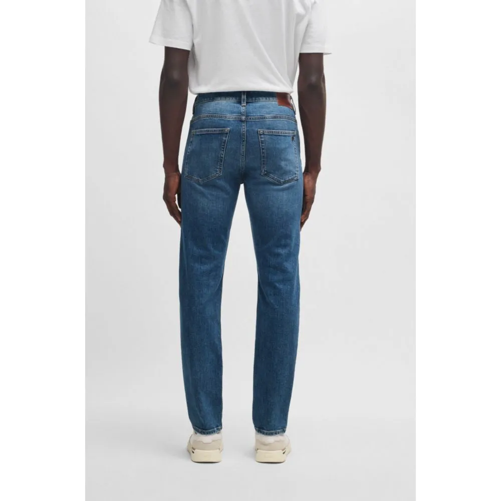 Delaware Slim-Fit-Jeans in blauem Comfort-Stretch-Denim