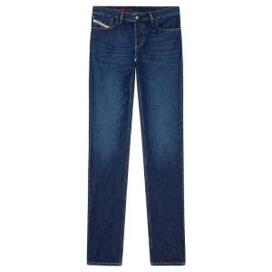 Diesel D-Sark Dunkelblaue Gerade Passform Denim Jeans