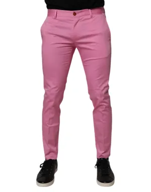 Dolce & Gabbana Baumwoll-Slim-Fit Herrenanzughose Formelle Herrenhose