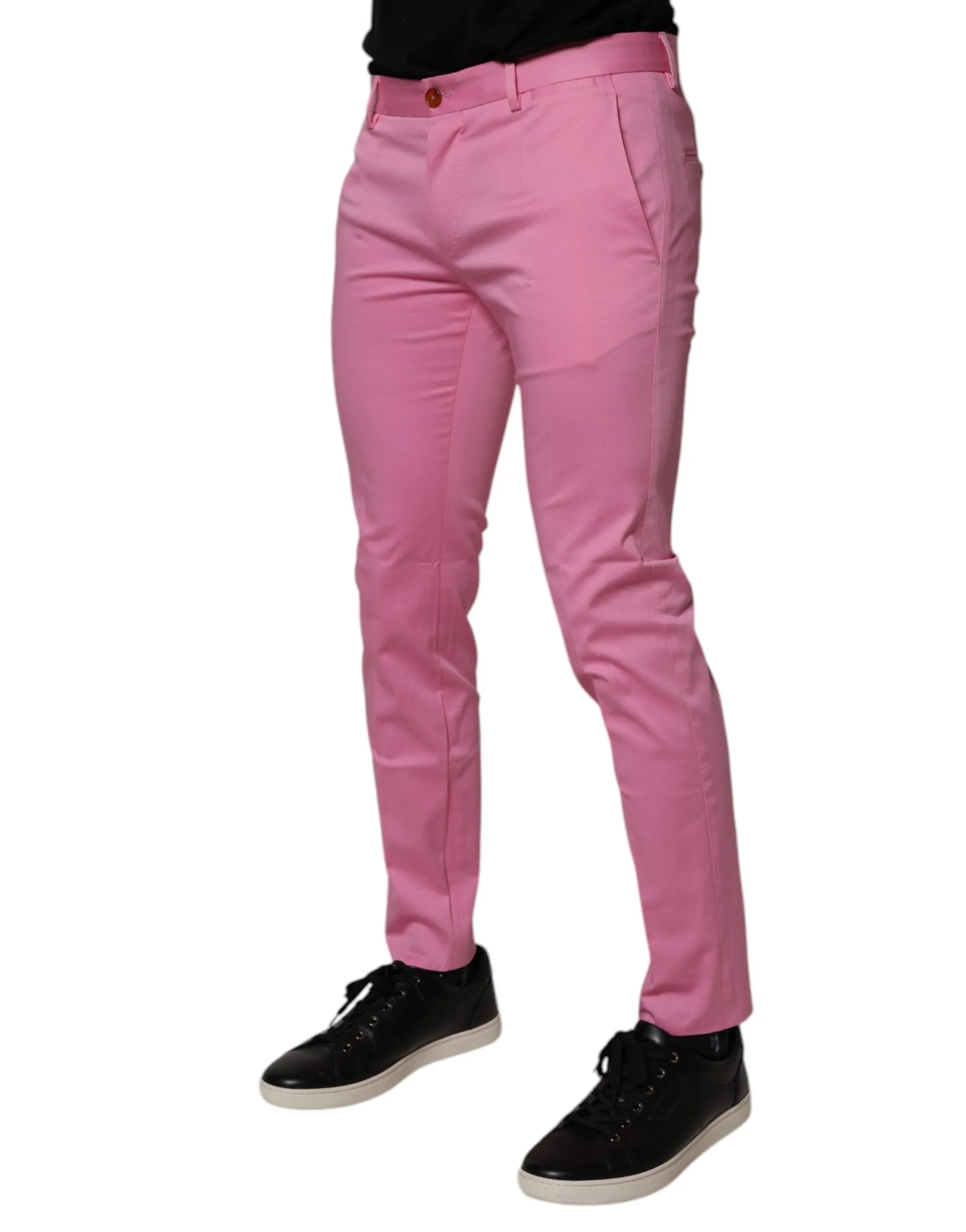 Dolce & Gabbana Baumwoll-Slim-Fit Herrenanzughose Formelle Herrenhose
