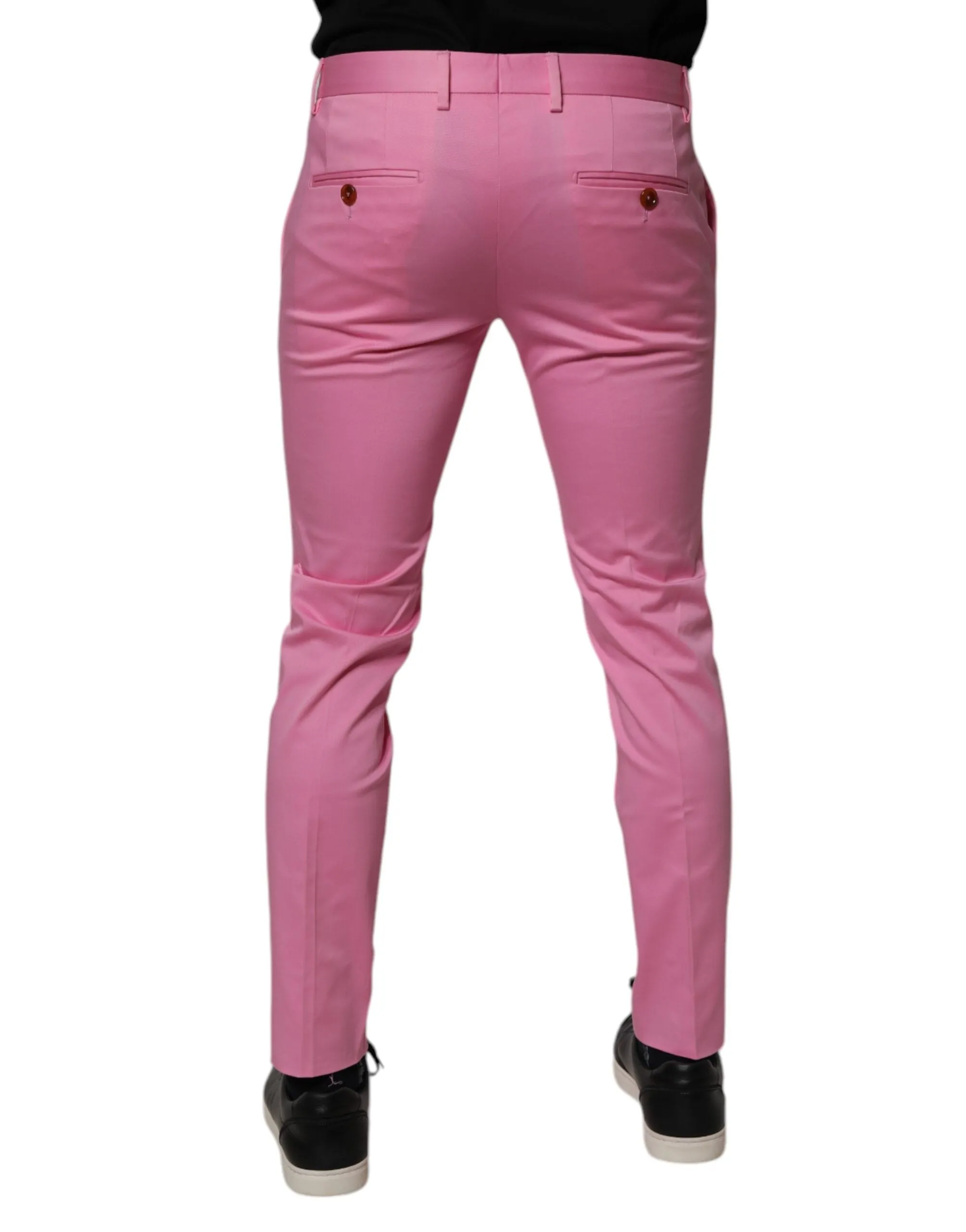 Dolce & Gabbana Baumwoll-Slim-Fit Herrenanzughose Formelle Herrenhose