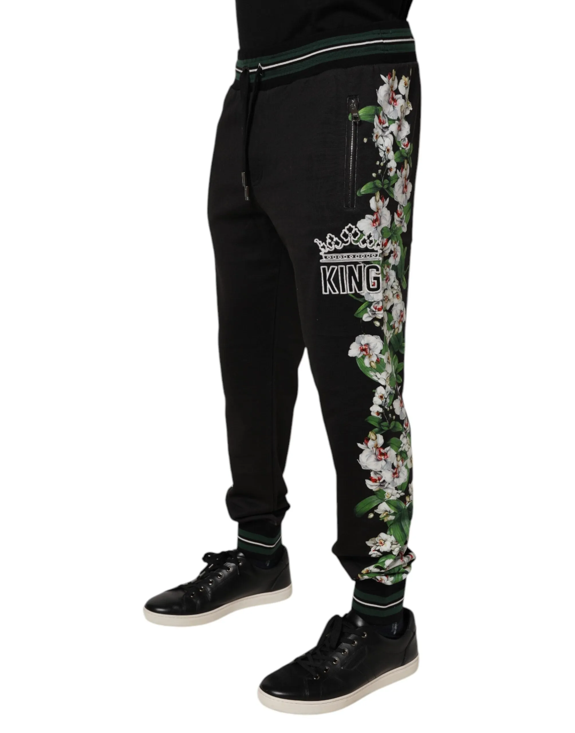 Dolce & Gabbana Floral King Herren Jogger Sweatpants