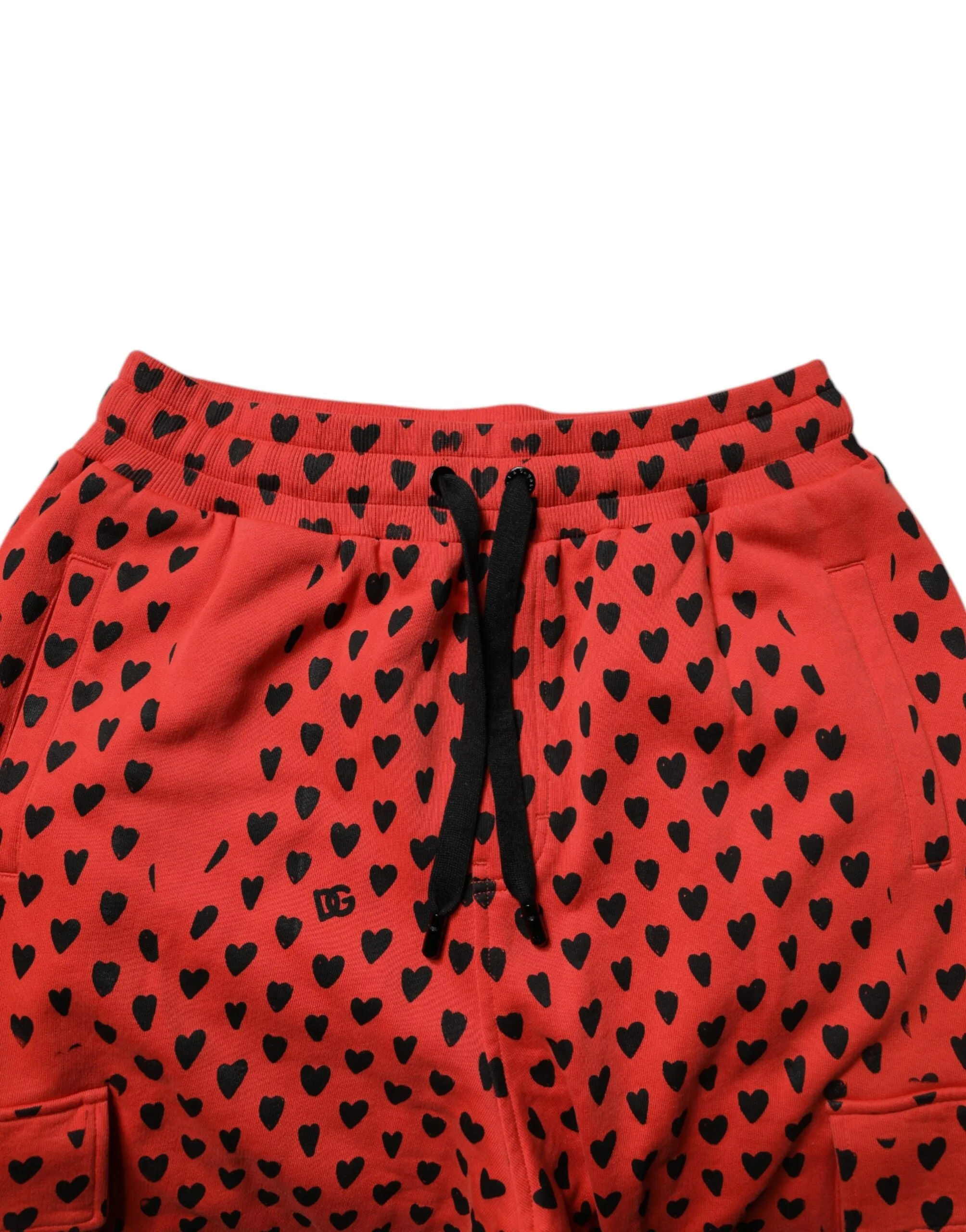 Dolce & Gabbana Hearts Cargo Jogger Herren Sweatpants (Secondhand)