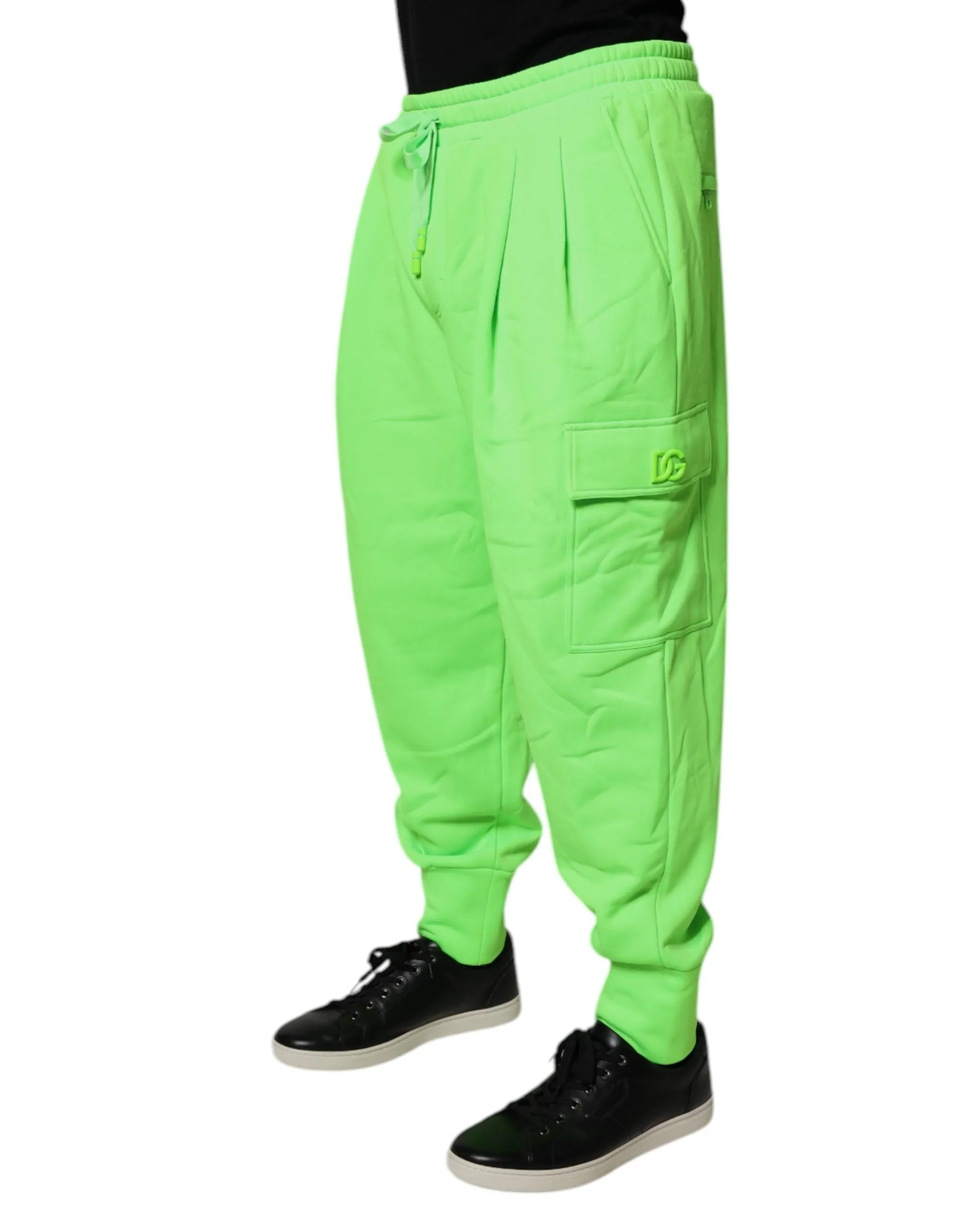 Dolce & Gabbana Neon Cargo Jogger Herren Sweatpants Herrenhose
