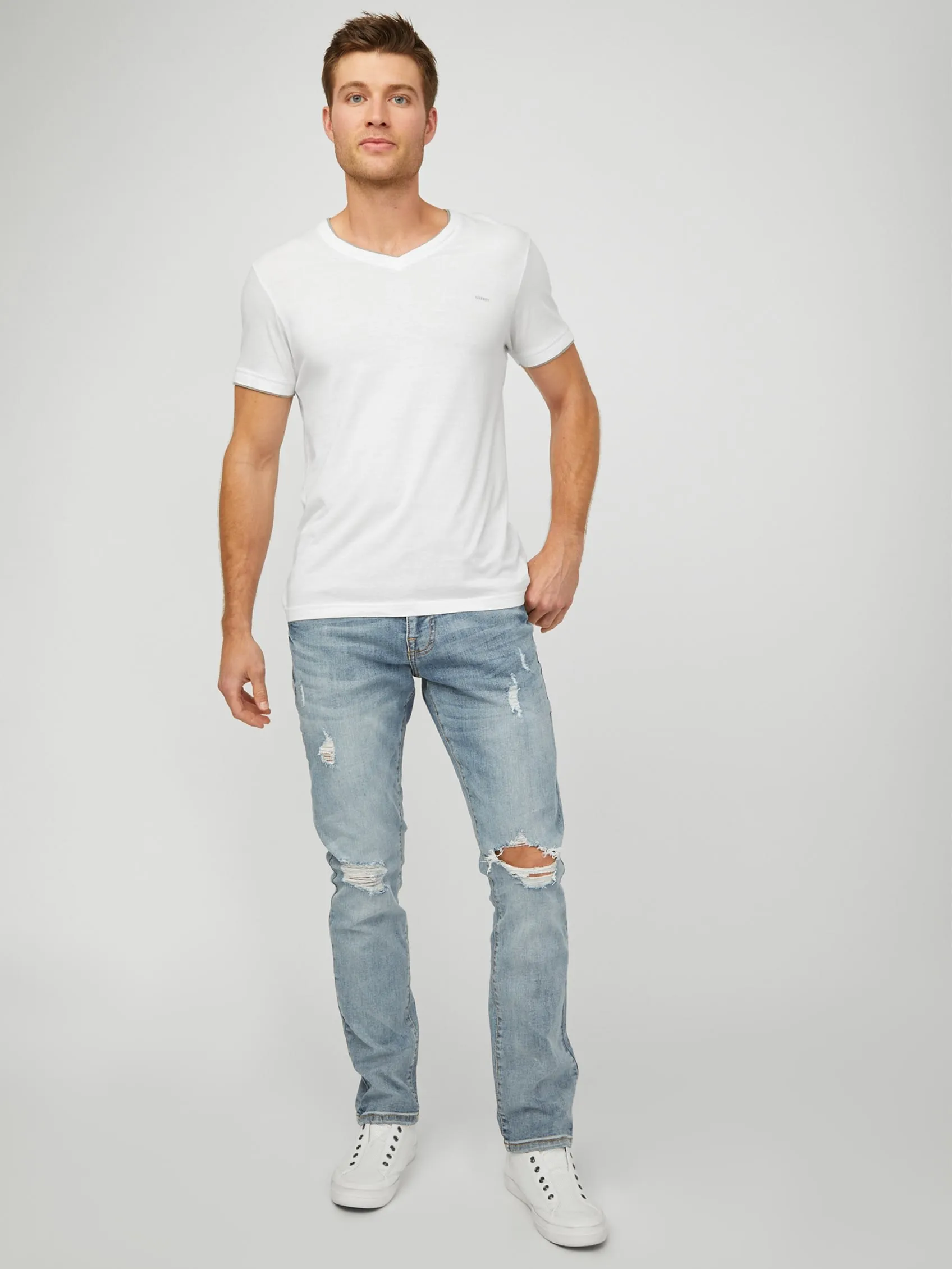 Eco Halsted Verjüngte Jeans