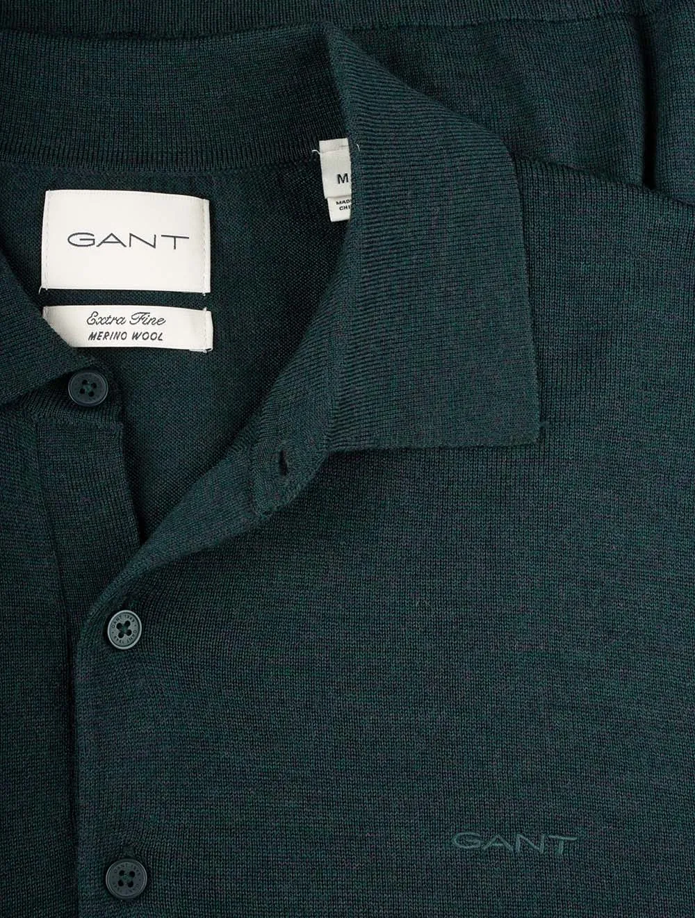 Extra Feine Merinowolle Polo Tartan Grün