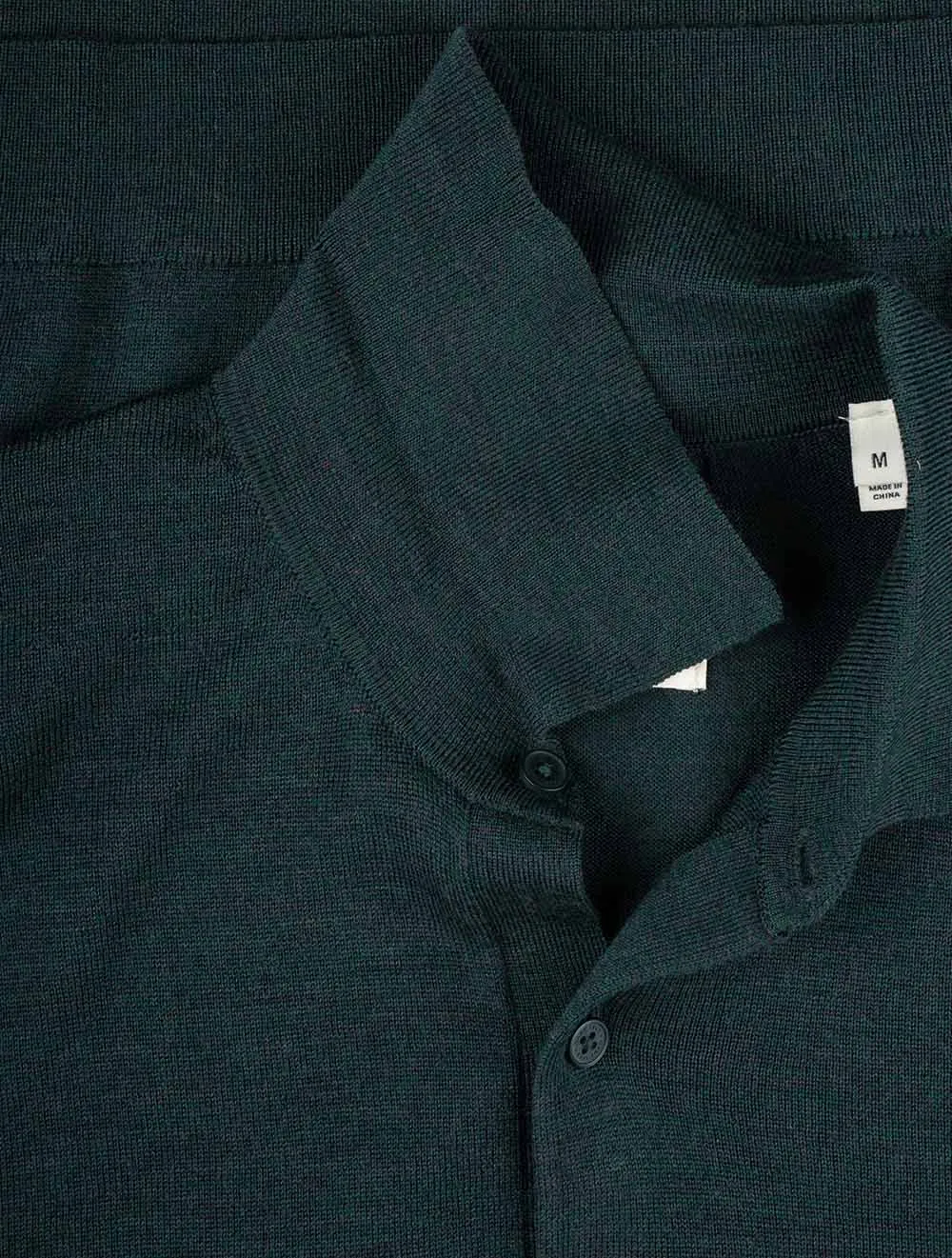 Extra Feine Merinowolle Polo Tartan Grün