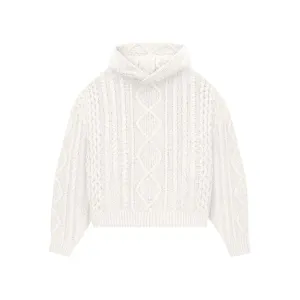 Fear of God Essentials Cable Strick Kapuzenpullover 