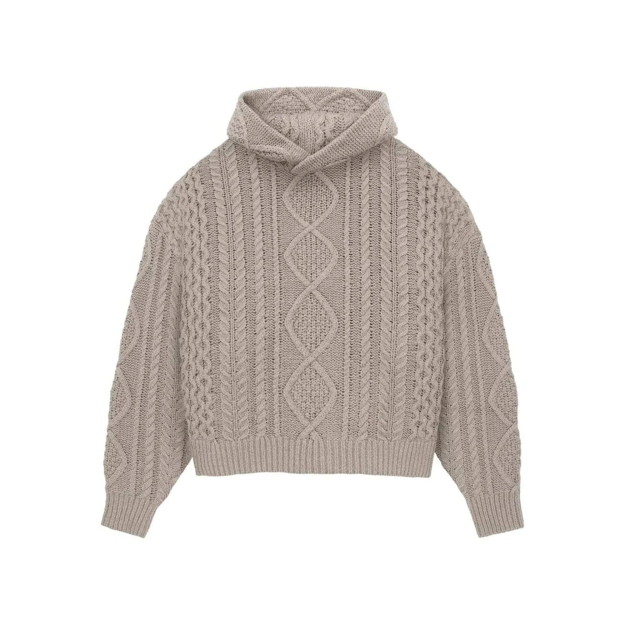 Fear of God Essentials Cable Knit Hoodie 