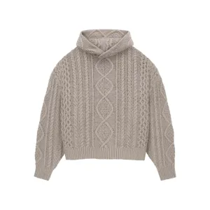 Fear of God Essentials Cable Knit Hoodie 