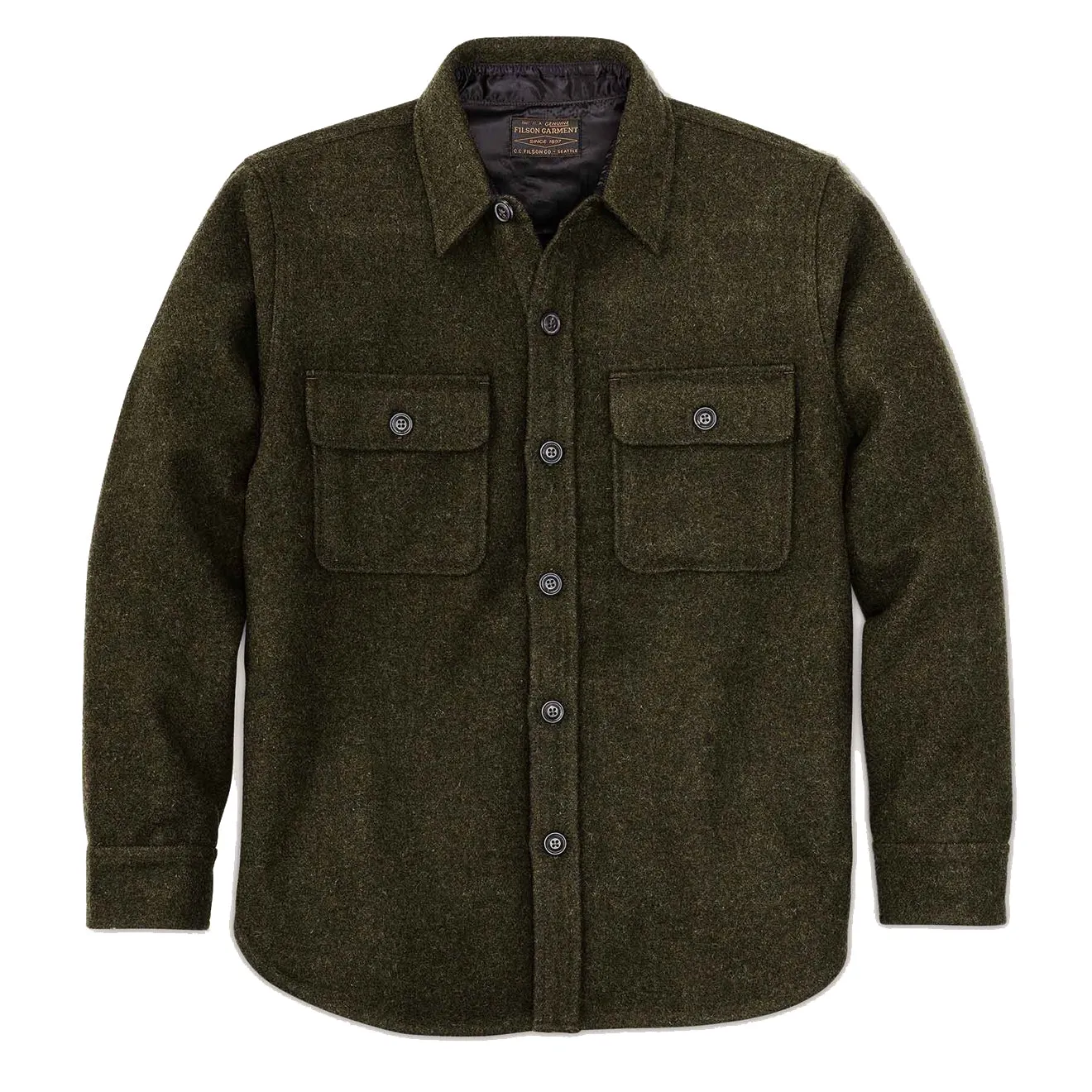 Filson CPO Woll-Jacke Waldgrün