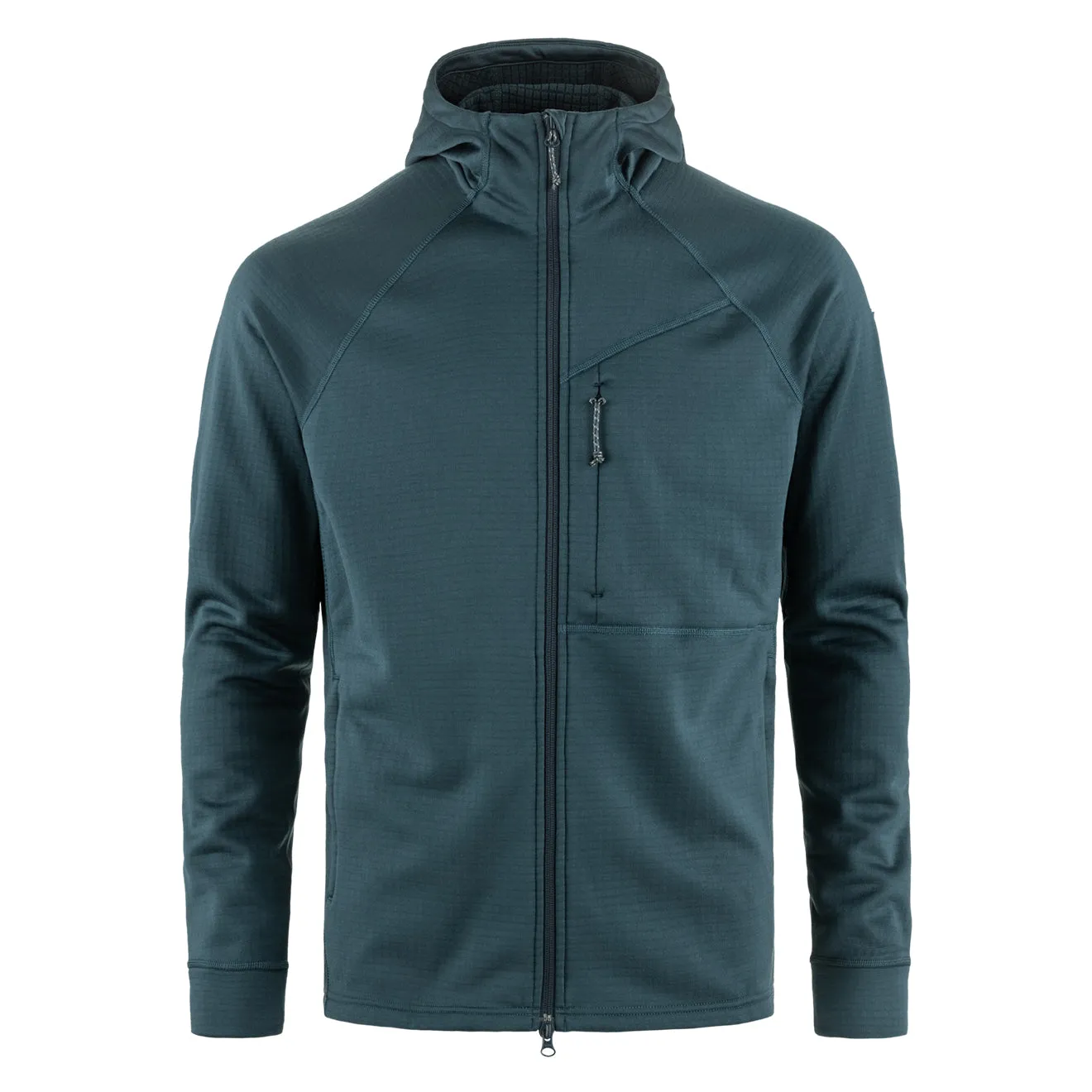 Fjallraven Abisko Raster Fleece Kapuzenpullover Bergblau