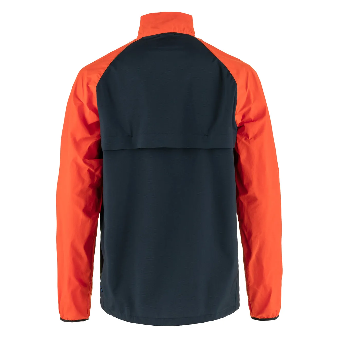 Fjällräven High Coast Hybrid Windjacke Dunkelblau / Flammenorange
