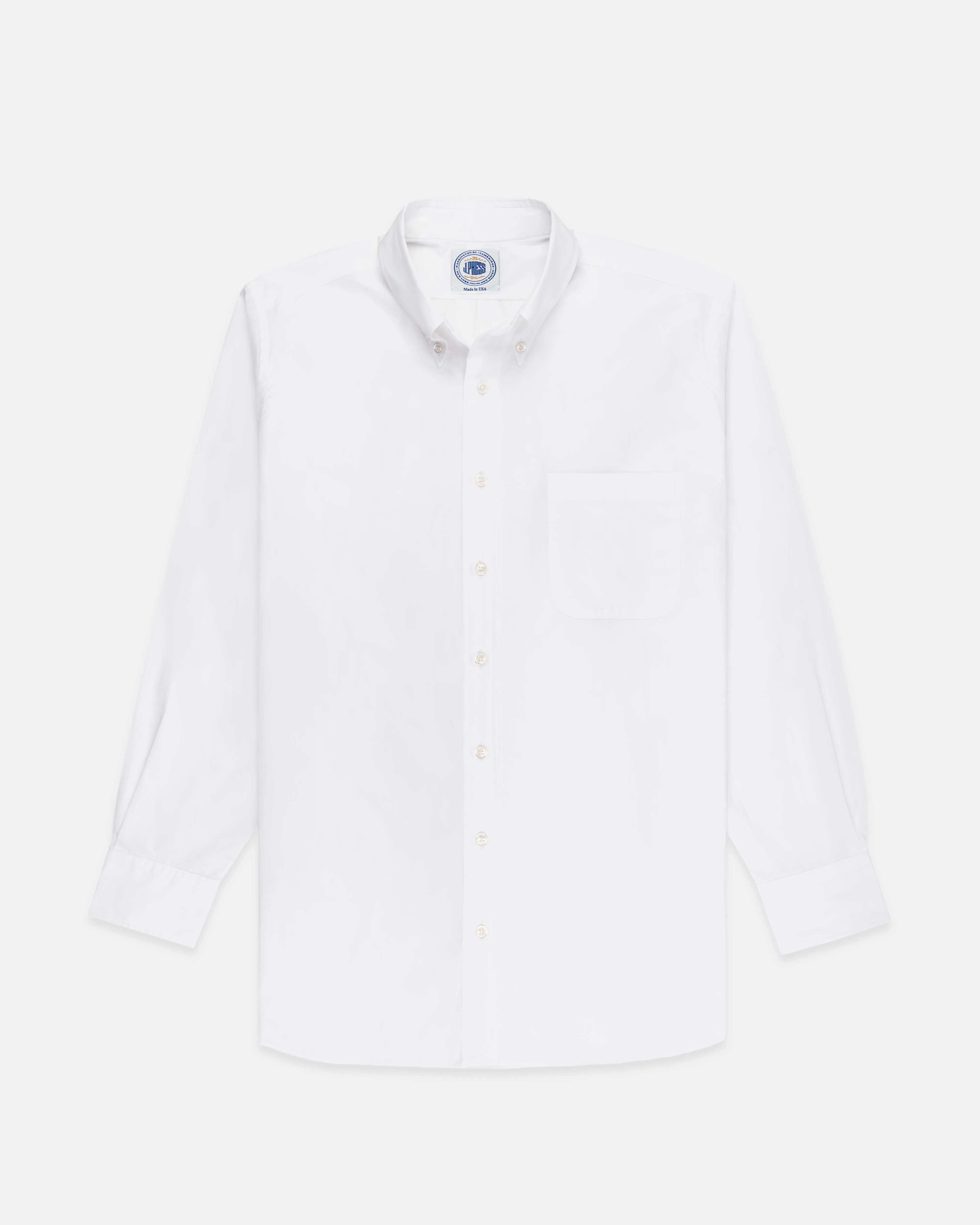GOLD LABEL HEMD - WEIßES ROYAL OXFORD
