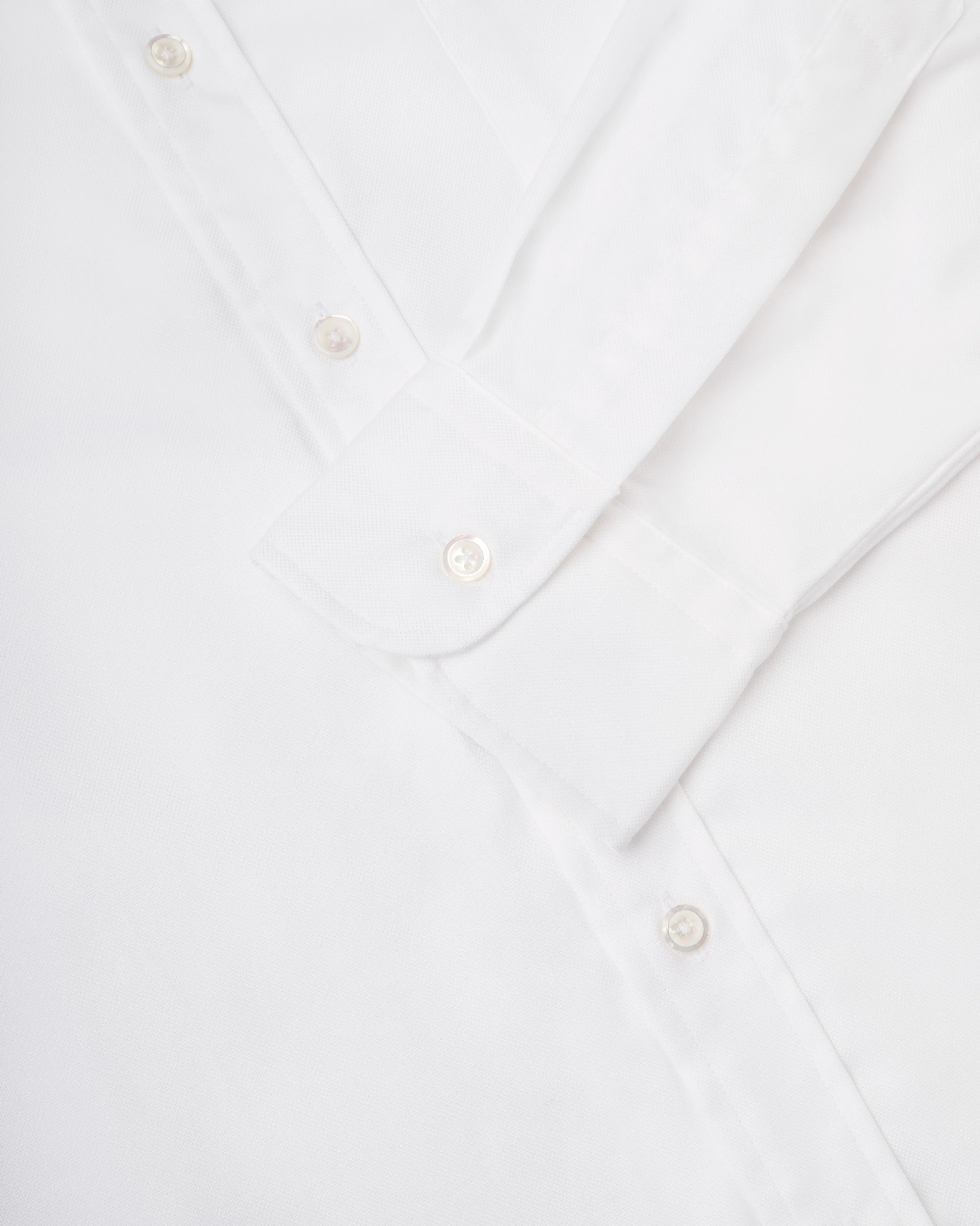 GOLD LABEL HEMD - WEIßES ROYAL OXFORD