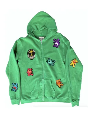 Grateful Dead Zip Fleece, Grasbekleidung_madeworn