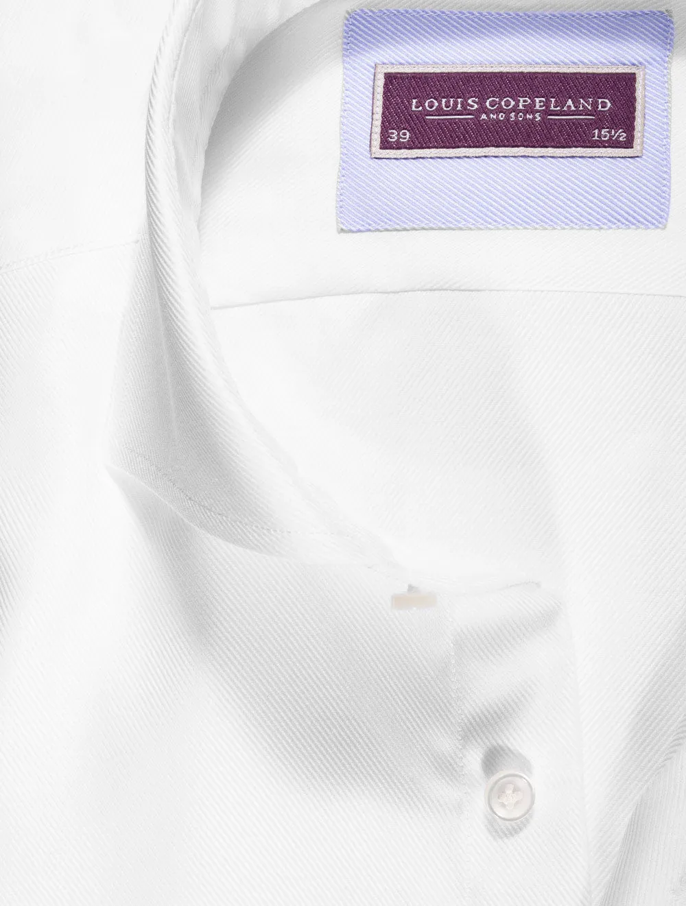 Gullit Twill Reisehemd Doppelmanschette Super Slim Fit Weiß
