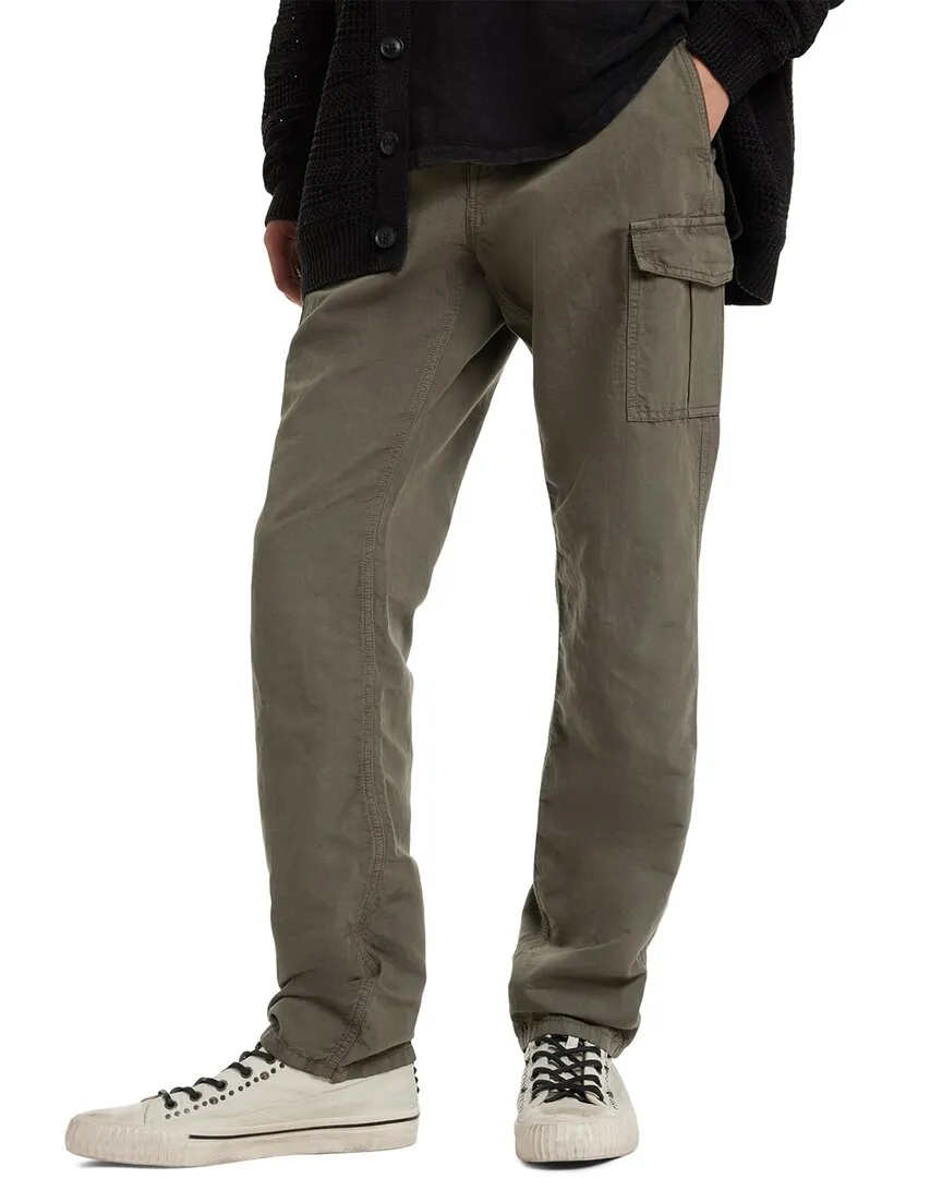 John Varvatos Craig Cargo Hose aus Leinen-Mix