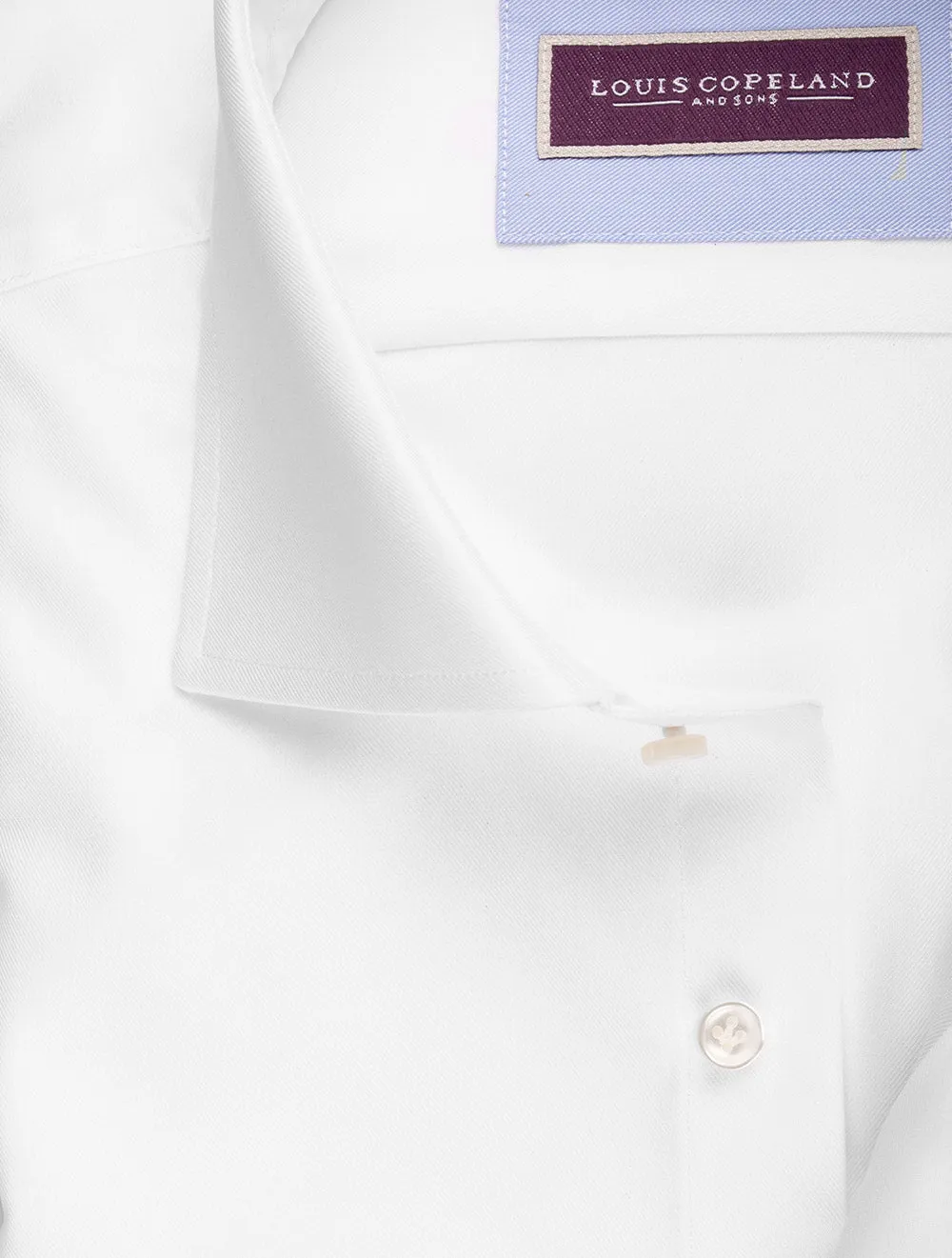 Journey Super Slim Fit Einfachbund-Hemd Weiß