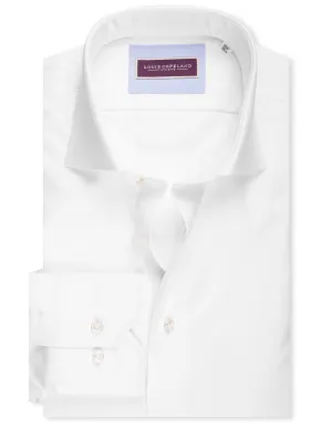 Journey Super Slim Fit Einfachbund-Hemd Weiß