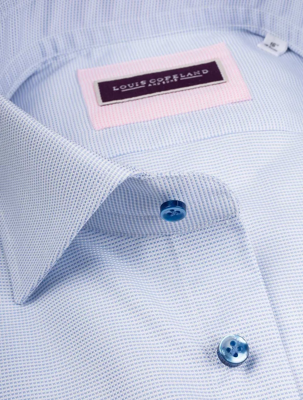 Kinks Slim Fit Hemd Blau