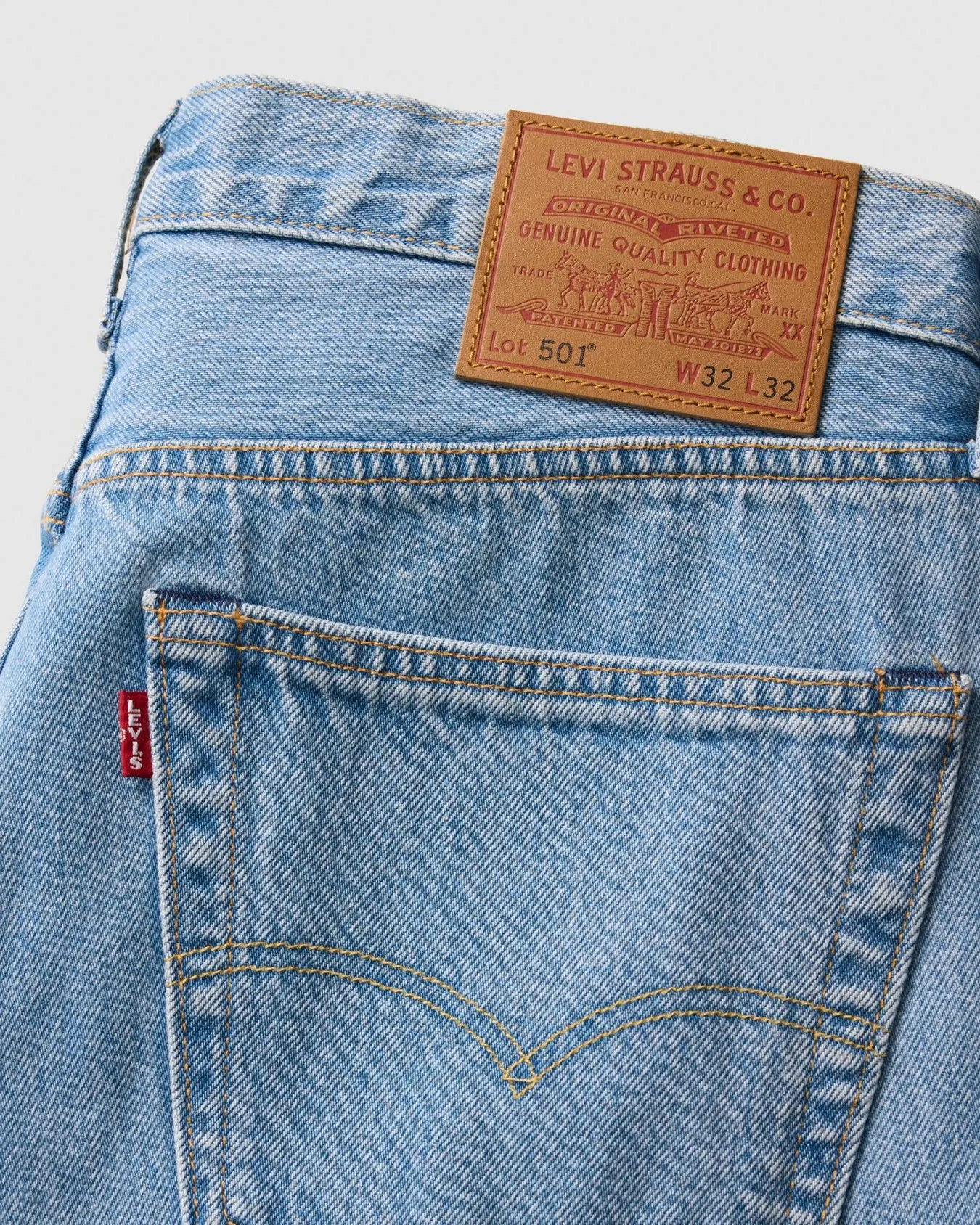 Levi's® 501 Original Regular Fit Herrenjeans - Ferry Building Blau