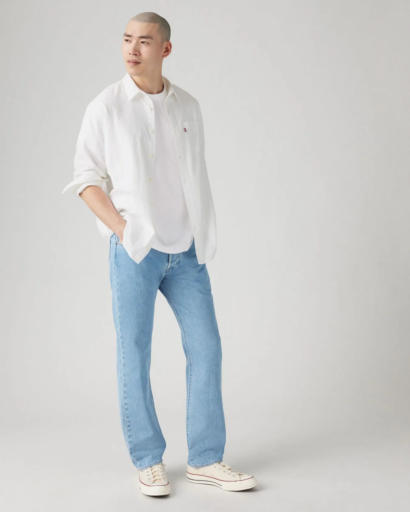 Levi's® 501 Original Regular Fit Herrenjeans - Ferry Building Blau