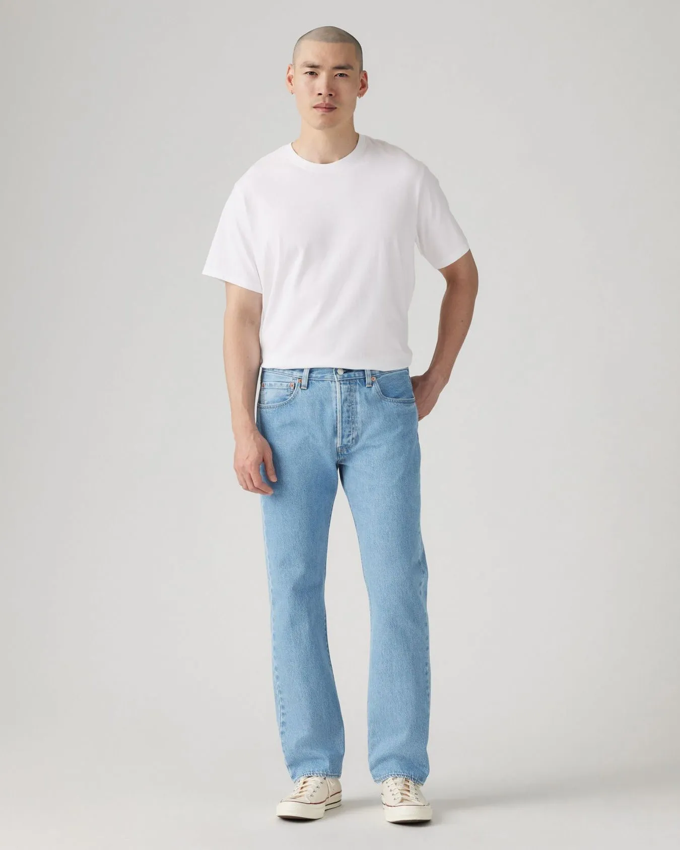 Levi's® 501 Original Regular Fit Herrenjeans - Ferry Building Blau