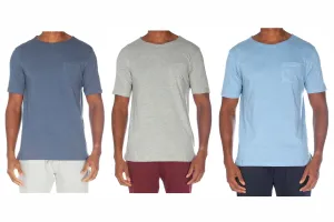 Leichtes Kurzarm-T-Shirt mit Tasche im Mehrfachpack