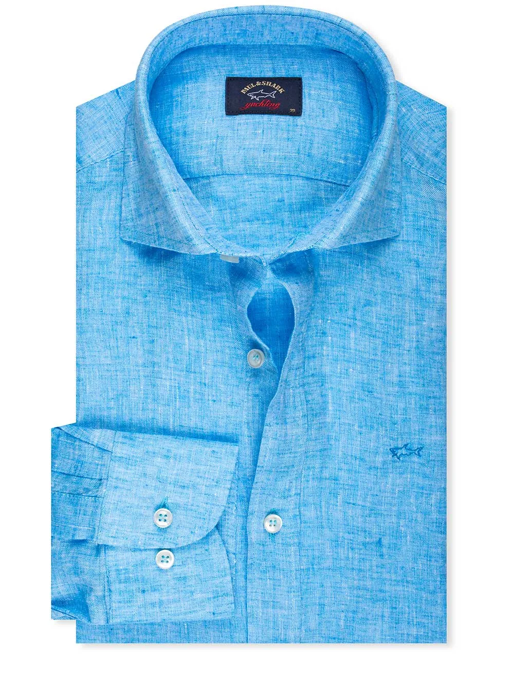 Leinenhemd Blau