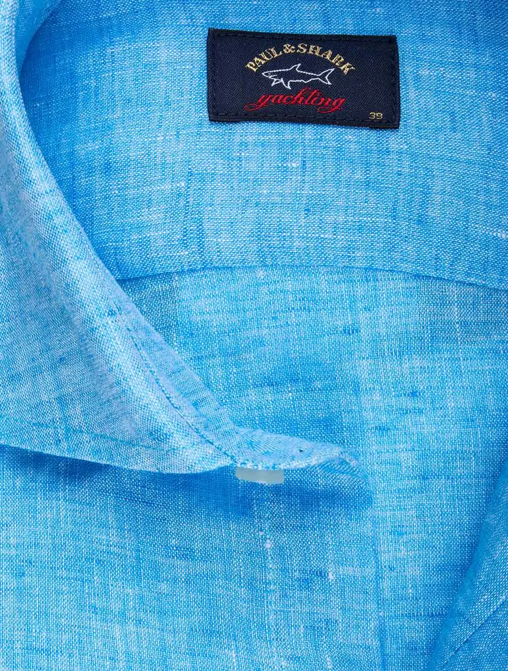 Leinenhemd Blau